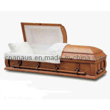 E.U. estilo cinza sólido madeira caixão 40h 0013